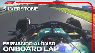 F1 2023 Fernando Alonso Onboard Lap Around Silverstone | Assetto Corsa