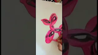 HOW TO DRAW A BALLOON🎈 DOG|RECREATION FROM THE Artcoaster #artwork #balloondog| FUN WITH KIRAN AZEEM