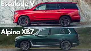 Cadillac Escalade V vs BMW Alpina XB7: Battle of the Titans