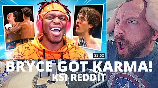 HIS BEST REDDIT! KSI - LAUGHING AT: BRYCE HALL (REACTION!) | JJ Olatunji