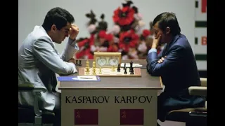 Karpov analysis on Kasparov's chess