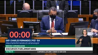 Plenário - Breves Comunicados - Discursos Parlamentares - 15/06/2021