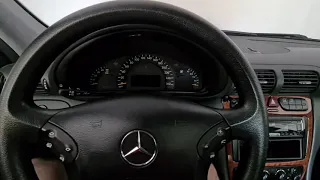 Mercedes C-Klasa W203,sprawdzanie poziomu oleju oraz secret menu (menu serwisowe)