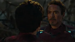 Tony Stark reunites with Peter Parker after 5 years. Avengers:Endgame