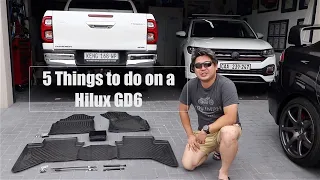 5 things to do on a Toyota Hilux GD6