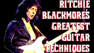 RITCHIE BLACKMORE's 26 GREATEST Guitar Techniques!