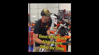 Best KTM Fork Alignment: Step by Step!