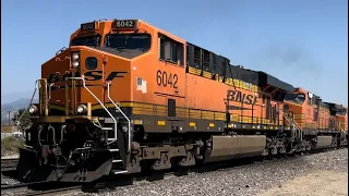 BNSF 6042 American Flag Sticker Unit? New To Me!🤔 4KHDR