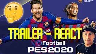 PES 2020 | REACT/ANALISE DO TRAILER E3 | O QUE VCS ACHARAM?!