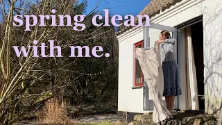 deep cleaning our danish farmhouse // no talking, just scrubbing