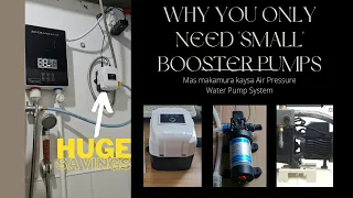 Small 'Demand' Water Pumps-- Cheaper, Efficient vs. Air Pressure Water Pump System