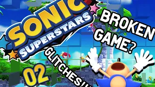 Sonic Superstars (4 Player) Part 2: Glitches, Level Skips and Crashes