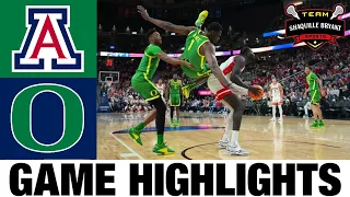 #6 Arizona vs Oregon Highlights | NCAA Men's Basketball | 2024 College Basketball