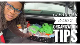 Clean Car Hacks & organization Tips