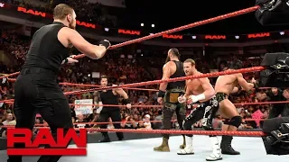 The Shield attack Braun Strowman, Drew McIntyre & Dolph Ziggler: Raw, Sept. 3, 2018