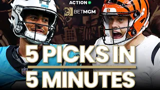 NFL Week 8 Expert Bets & Predictions: 5 Picks in 5 Minutes with Tim Kalinowski & Chris Raybon