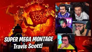 SUPER MEGA MONTAGGIO! STREAMER REAGISCONO AL CONCERTO DI TRAVIS SCOTT! Capolavoro 🚨