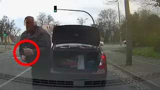 🇩🇪 Russe greift Ukrainer an Ampel in Sachsen an! Dashcam nimmt alles auf!