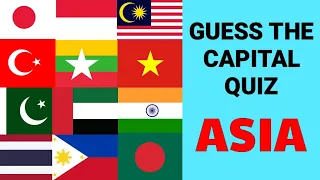 Guess the Capital - ASIA CAPITAL QUIZ #asia #capital