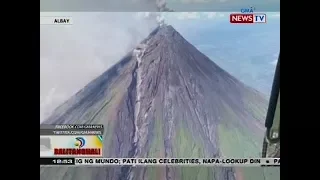 Phivolcs: Nasa 32.6 million cubic meters na ang dami ng nailabas na materyal ng Bulkang Mayon