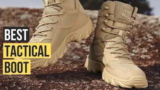 Best Tactical Boot | New Men High Quality Brand Military Leather Boot Review