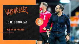 RUEDA DE PRENSA DE JOSÉ BORDALÁS TRAS EL VALENCIA CF 1-0 GETAFE CF