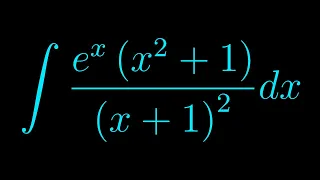 Integral of (e^x)(x^2 + 1)/(x + 1)^2