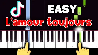Gigi d'Agostino - L'Amour toujours - EASY Piano tutorial