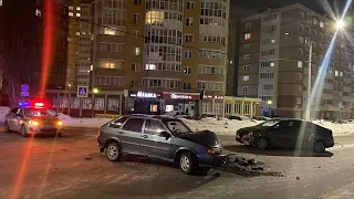 Погоня и ДТП в Новочебоксарске