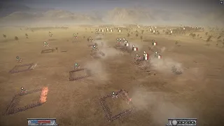 French cavalry vs British square formation - Napoleon total war