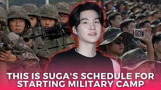 BIGHIT Music Announces BTS's Suga Leaving Military Service September 22!!!