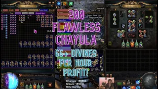 [3.23] Path of Exile - Loot from 200 Flawless Chayula, IDing Grasping Mails, & a Small Craft