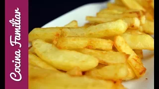 Como hacer patatas fritas crujientes. Trucos de cocina