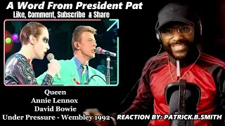 Queen -Annie Lennox - David Bowie - (Under Pressure - Wembley 1992 )-REACTION VIDEO