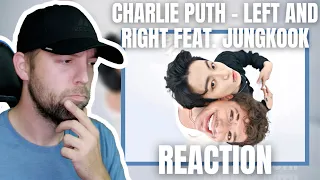 Charlie Puth - Left And Right feat. Jungkook (BTS) REACTION & Recording Sketch Reaction