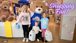 Shopping at Build-A-Bear and having fun at the Mall