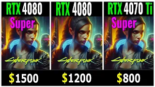 RTX 4080 SUPER vs RTX 4080 vs RTX 4070 Ti SUPER - Test in 20 games at 1080P 1440P 4K