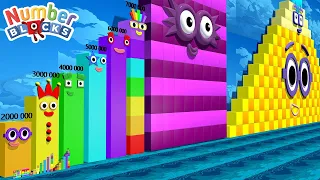 Numberblocks Step Squad NEW 1 to 783 vs 225000000 BIGGEST - The Amazing Step Squad Numberblocks