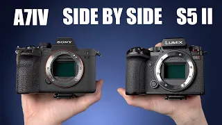 Panasonic S5 II vs Sony A7IV Side By Side Comparison (with the ZV-E10) 6k, 4k, 1080