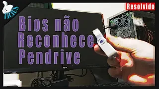 Placa Mãe Não Reconhece Pendrive para formatar Windows