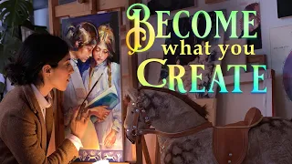 Transform your Life through Thoughts & Creations 🔮 Watercolor & Oil Painting 🎠 Cozy Art Vlog