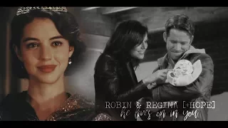 Robin & Regina [+Hope] - "He lives on in you" [AU]