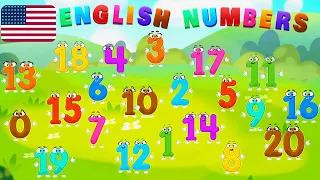 The Numbers in English for children - help the Numbers so that time does not stop