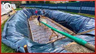 Construyendo una Piscina de Alta Gama & Mejora de Jardín Paso a Paso