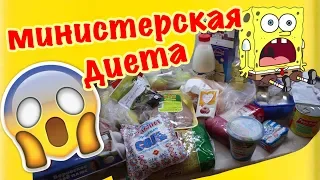 МИНИСТЕРСКАЯ ДИЕТА. ДЕНЬ 1. ЗАКУПКА ПРОДУКТОВ.