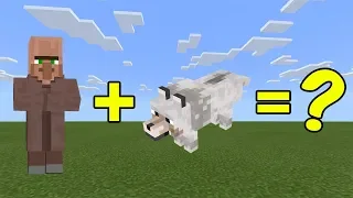 I Combined a Villager and a Wolf in Minecraft - Here's What Happened...
