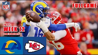 LOS ANGELES RAMS vs Kansas City FULL | 2022 Week 12 Game Highlights