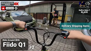 Fiido Q1 Ride around At Setapak Area #2/ Delivery Shipping Items /Gopro Hero 7 Black 4K 30fps