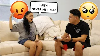 TELLING MY BOYFRIEND "I WISH I NEVER MET YOU!!" *BAD IDEA*