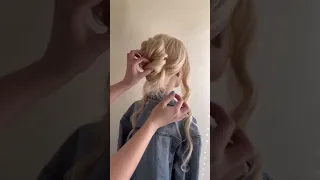 Quick hack to create the trending modern french twist updo hairstyle ❤️